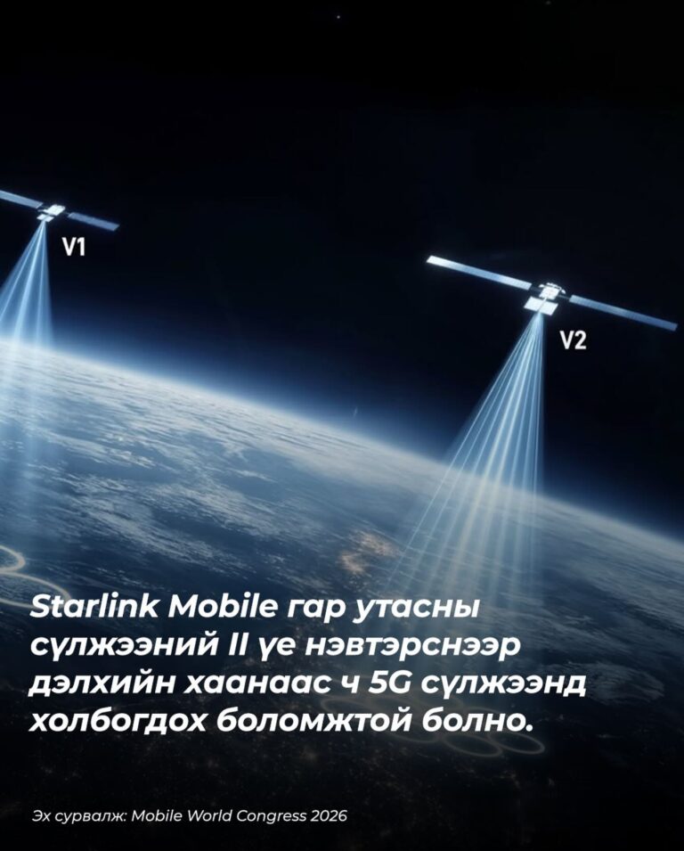 Дэлхийн хаанаас ч гар утсаараа 5G сүлжээнд холбогдох, дуудлага хийх, том файл дамжуулах, видео дуудлага хийх боломжтой болох нь